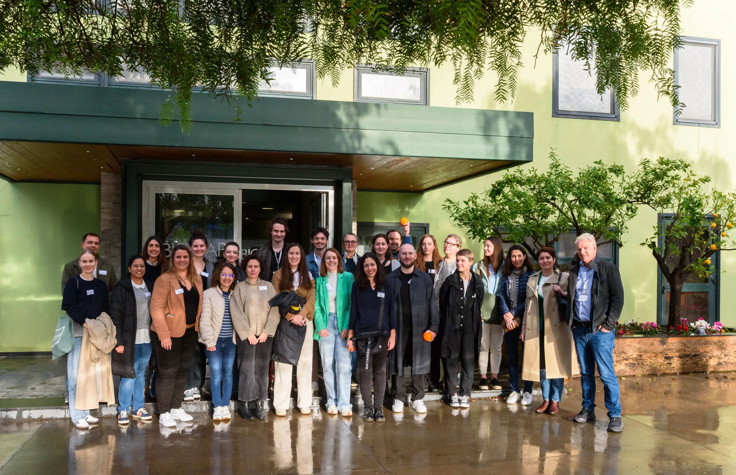 CELLFIL partners visit Orange Fiber’s production site in Catania, Italy. (Photo by Giorgio Di Gregorio)