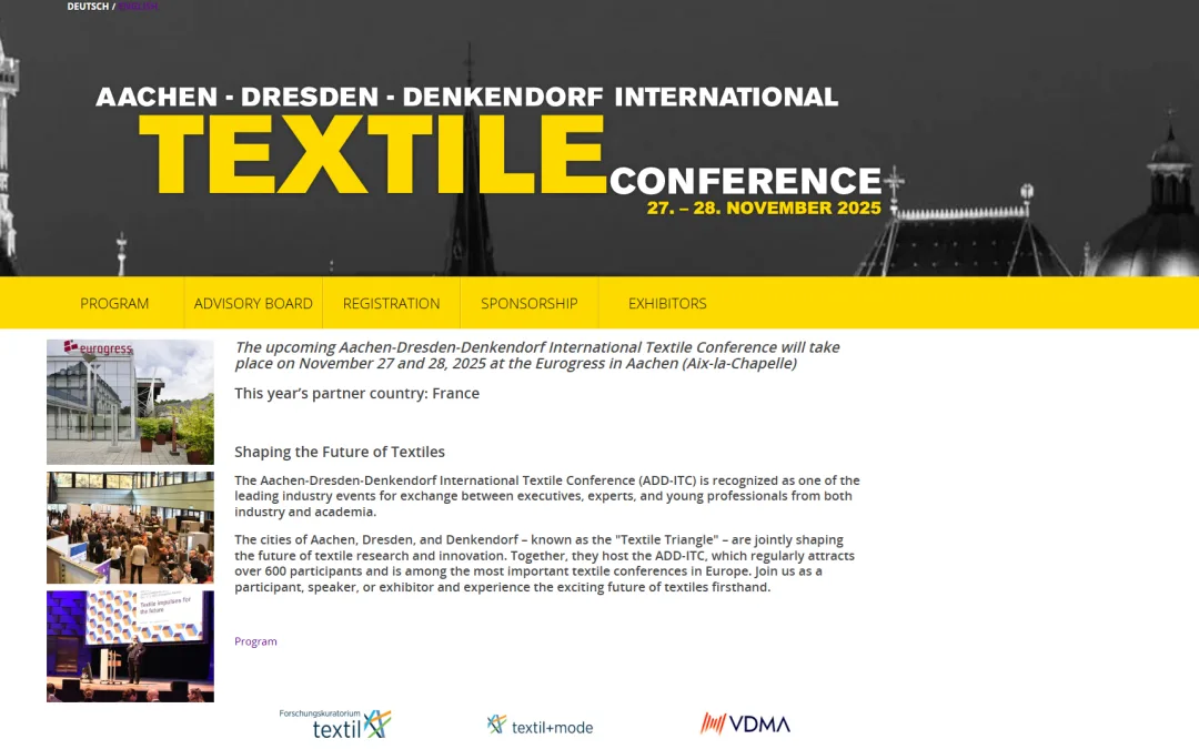 Aachen-Dresden-Denkendorf International Textile Conference 2025